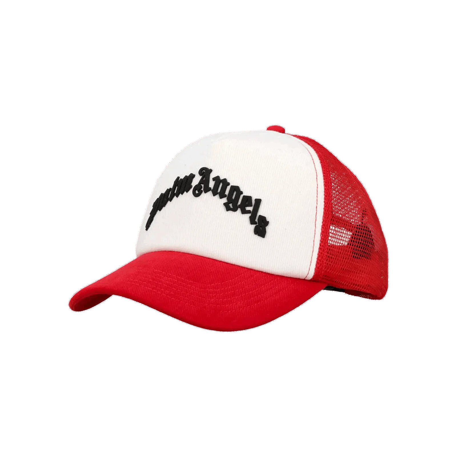 Palm Angels Curved Logo Mesh Cap