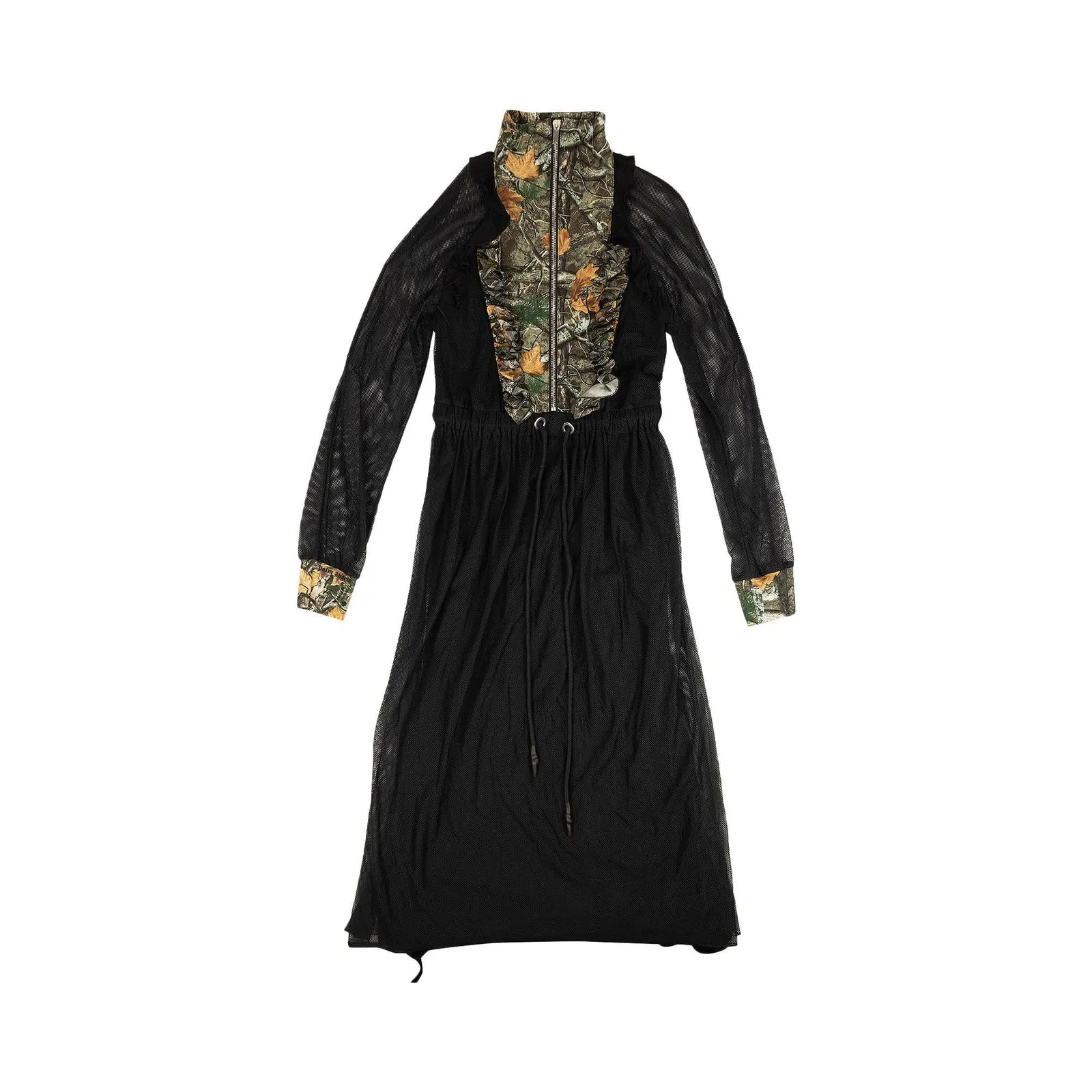 Palm Angels Mesh Leaves Dress