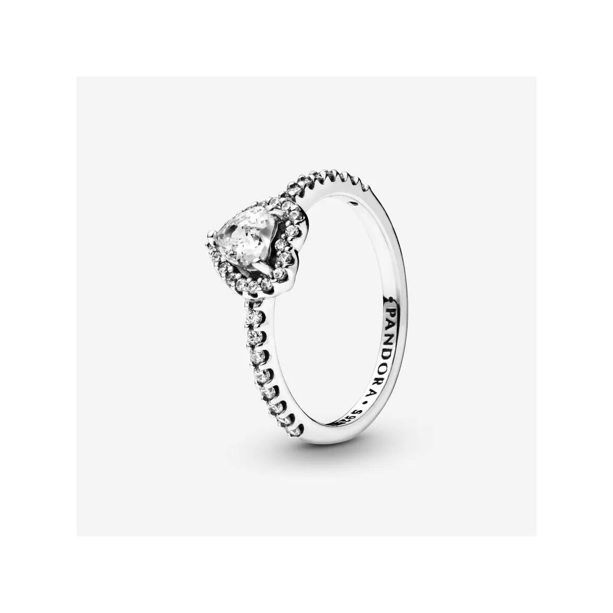 PANDORA ANILLO CORAZóN EN RELIEVE  PANDORA