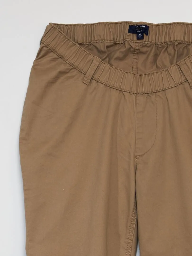 PANTALóN CHINO SLIM  SO EASY  BEIGE