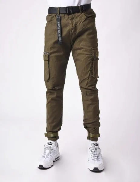 PANTALóN PROJECT X PARIS 1990006 CARGO VELCRO  KHAKI