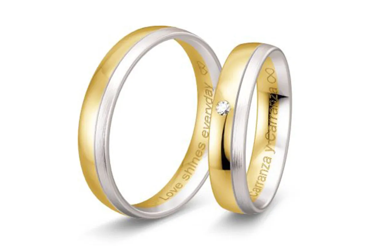 PAR DE ARGOLLAS DE MATRIMONIO  