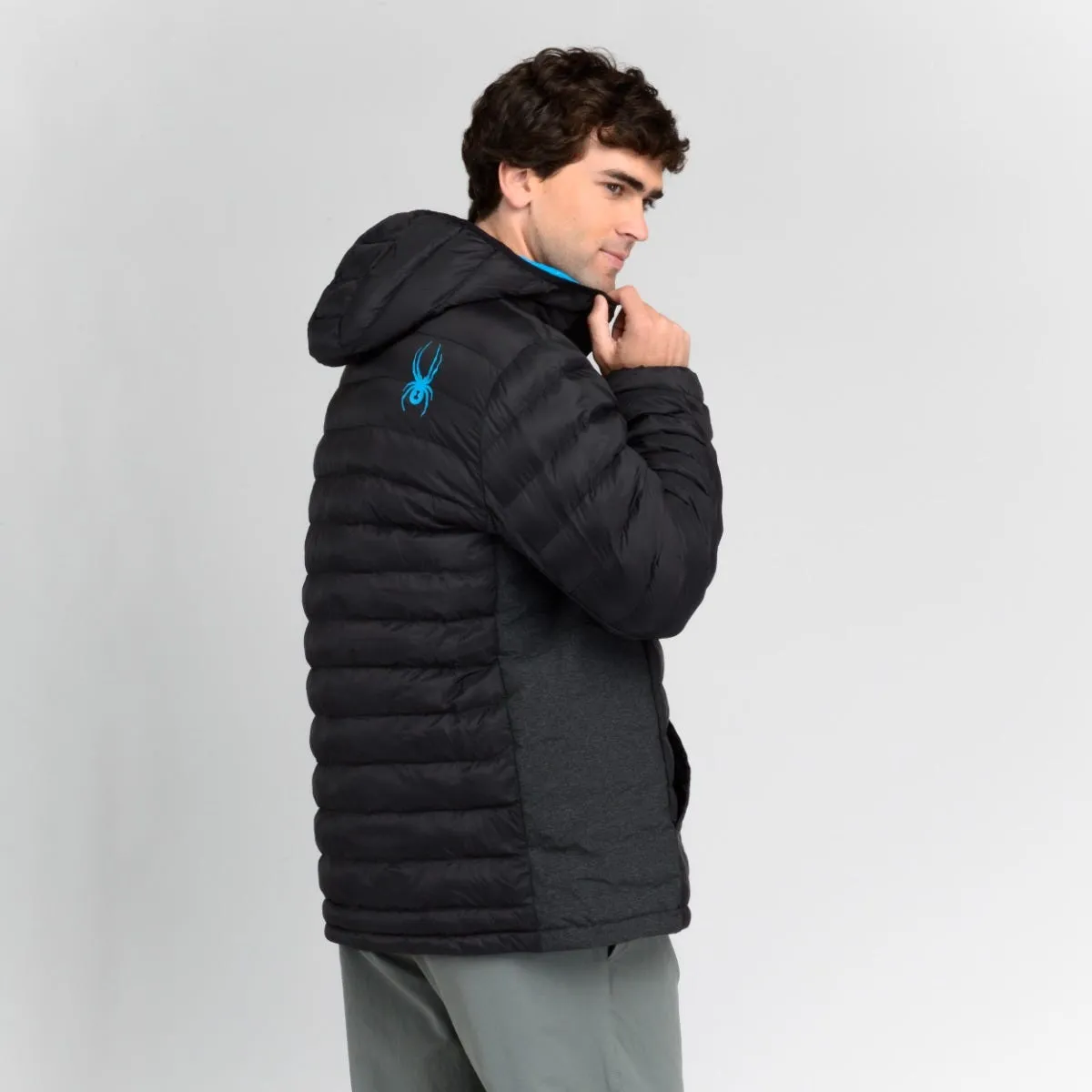 Parka Outdoor Hombre Spyder Speed Negra