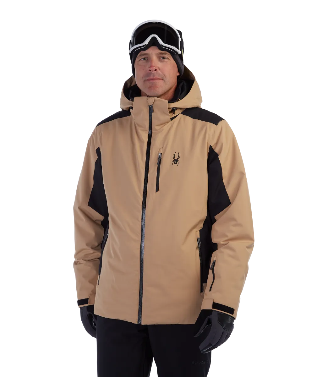Parka Outdoor Hombre Spyder Vertex Café