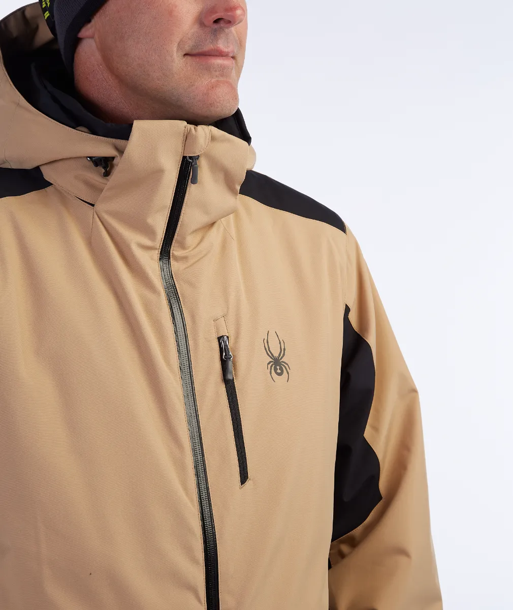 Parka Outdoor Hombre Spyder Vertex Café