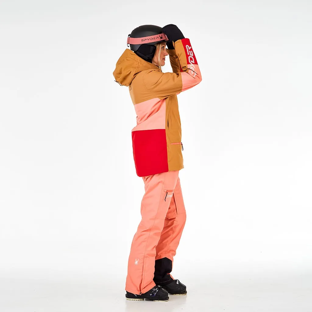 Parka Outdoor Mujer Spyder Field Café 