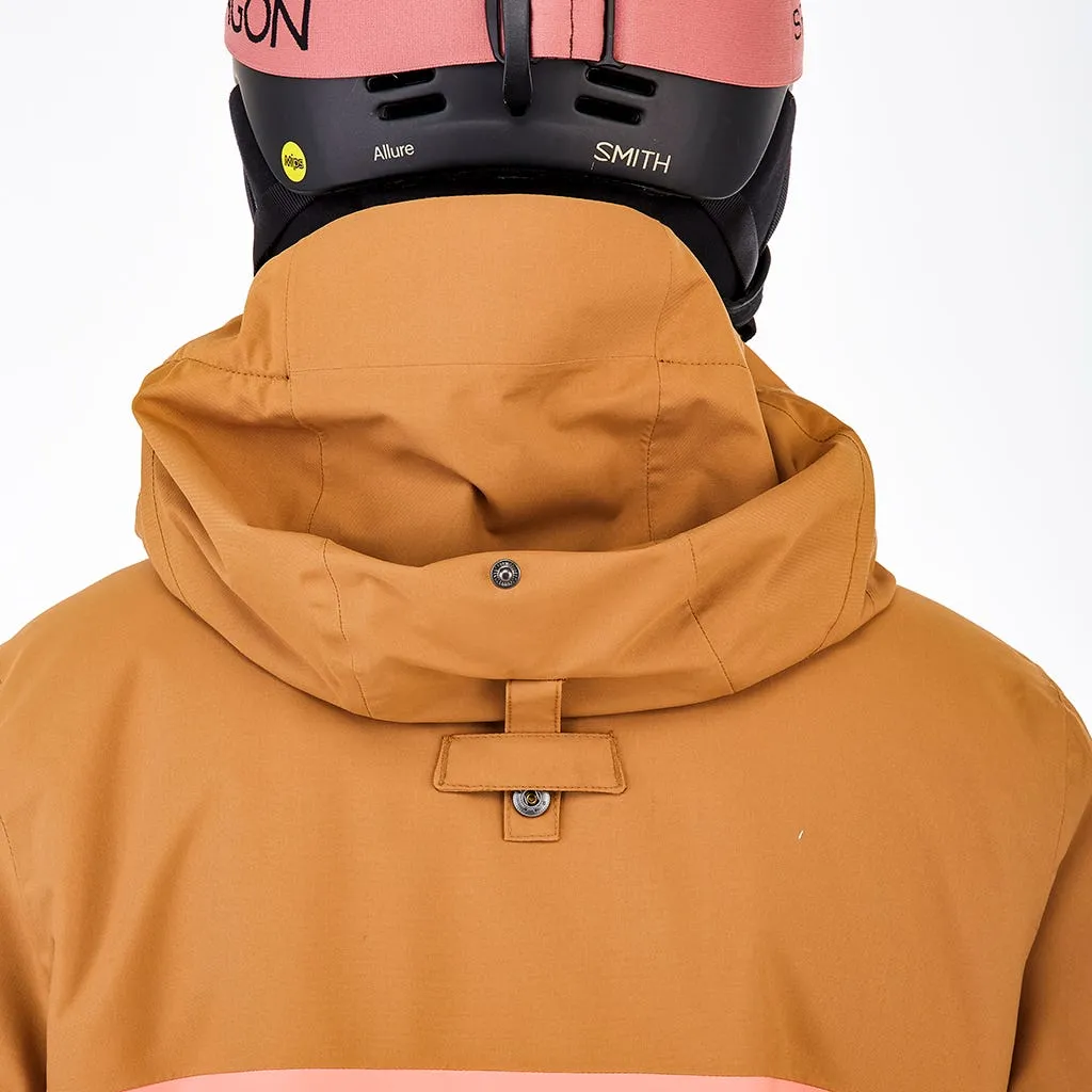 Parka Outdoor Mujer Spyder Field Café 