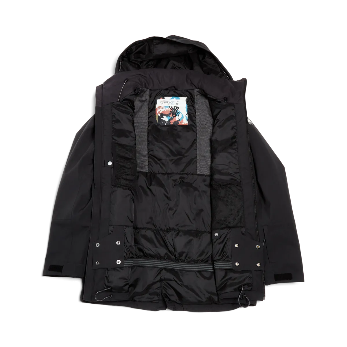 Parka Outdoor Mujer Spyder Field Negra