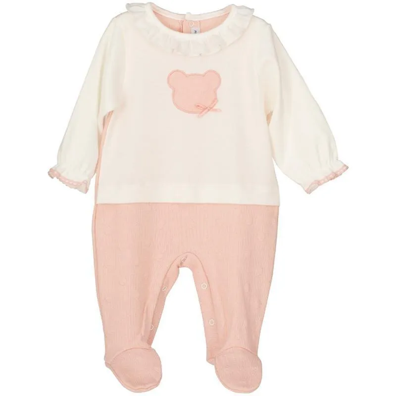 Pelele bebe melocoton