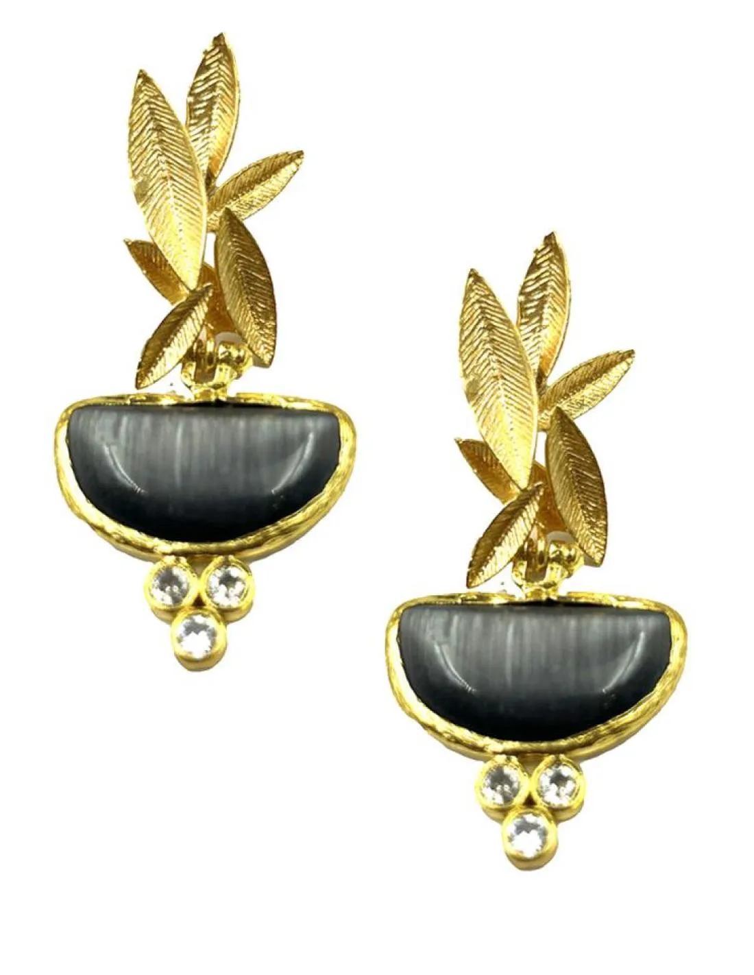 PENDIENTES BODA GRISES Y DORADOS MUY BONITOS CON CIRCONITAS