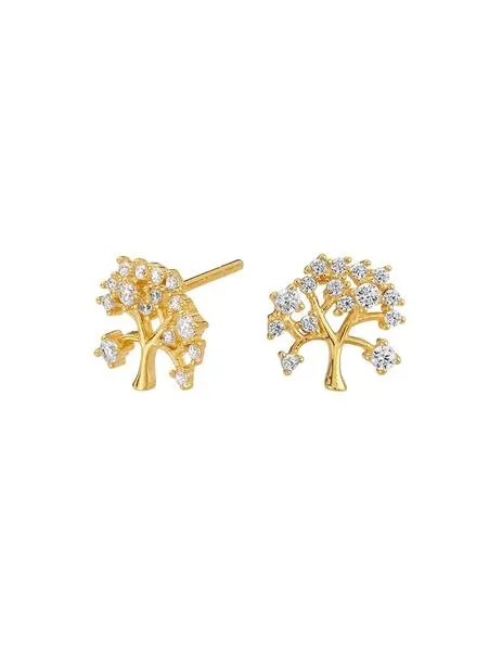 pendientes itemporality Árbol oro
