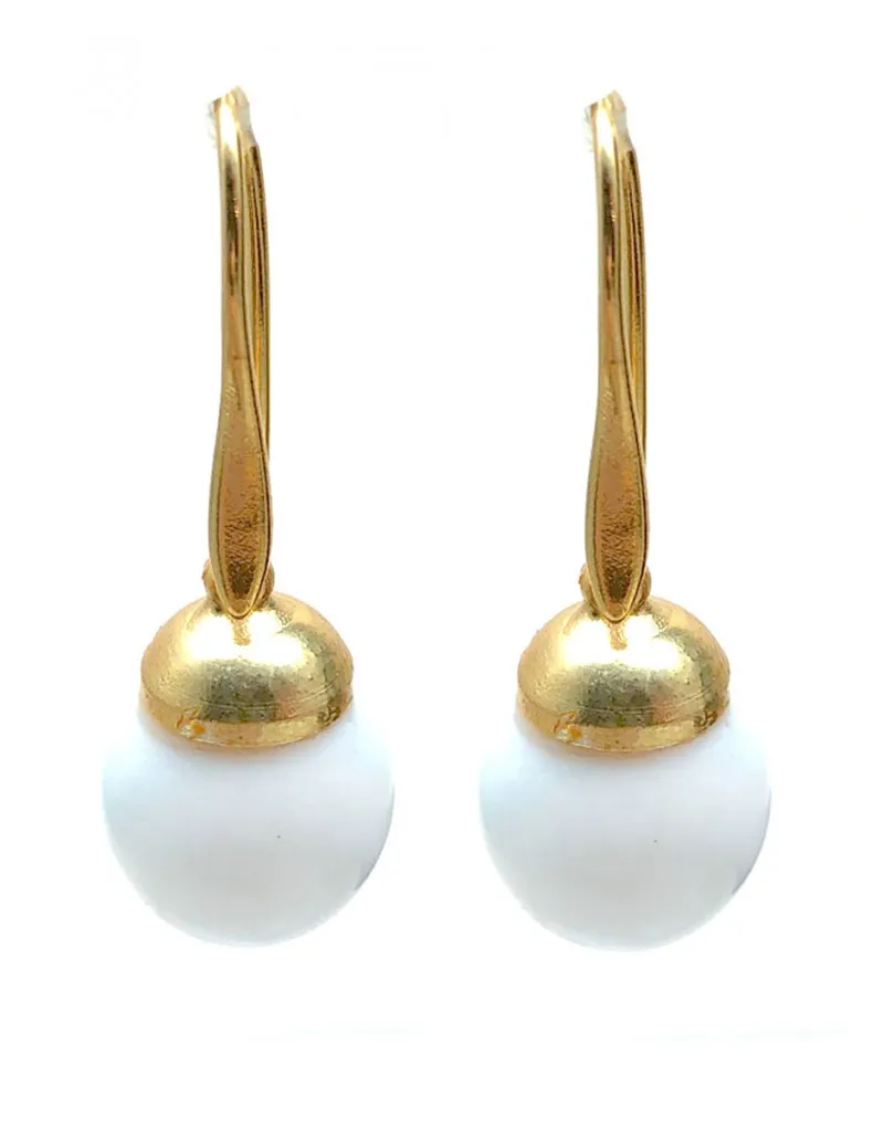 PENDIENTES LARGOS BLANCOS QUE PODRAS LLEVAR DE DIA Y DE NOCHE