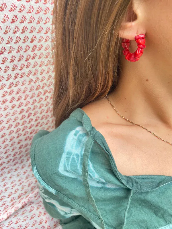 Pendientes Sa Rotonda mini hoops