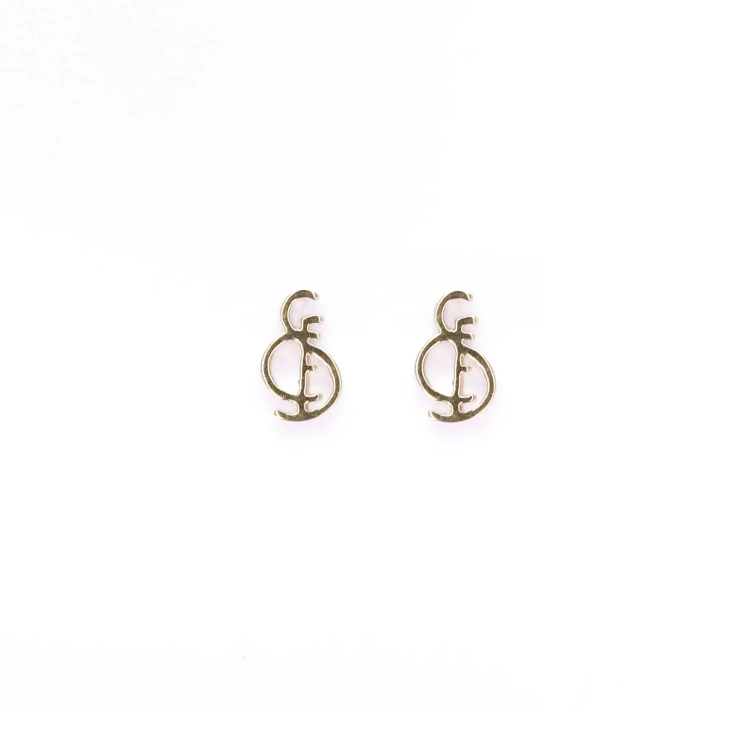 Pendientes SFC Baados en Oro