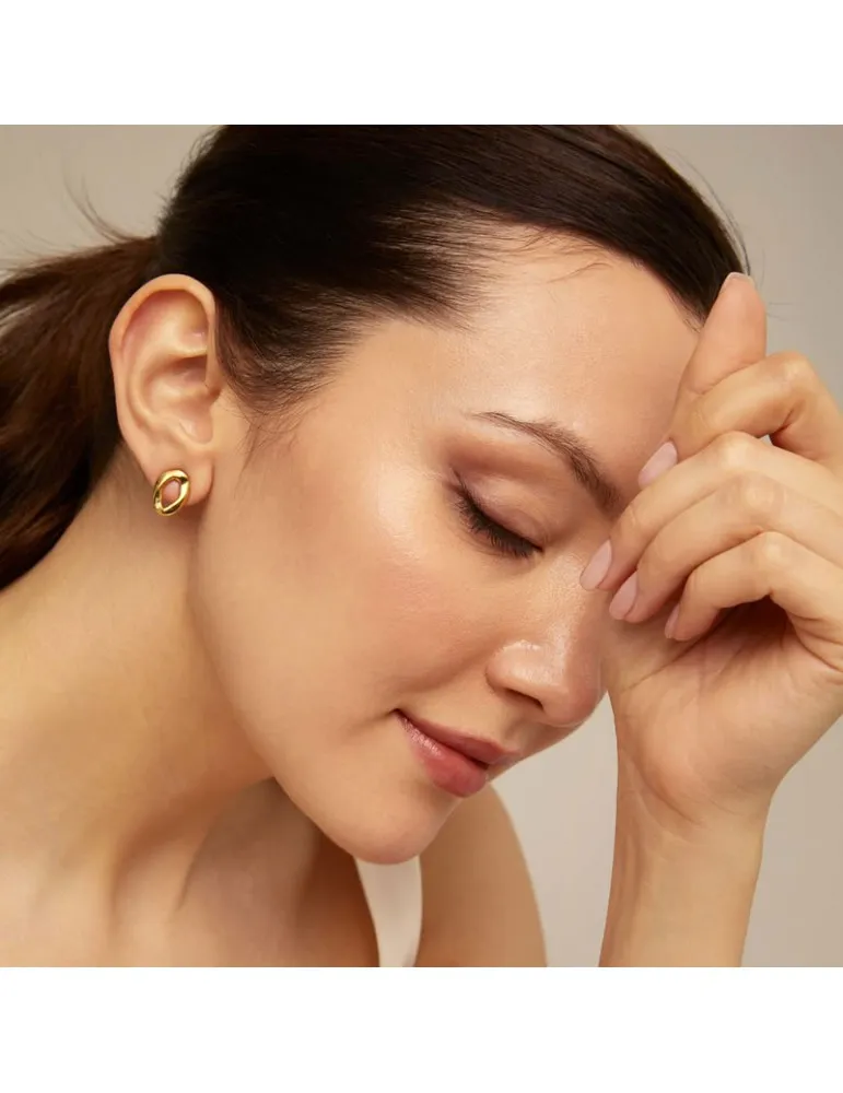 Pendientes Uno de 50 Joy of living Dorados