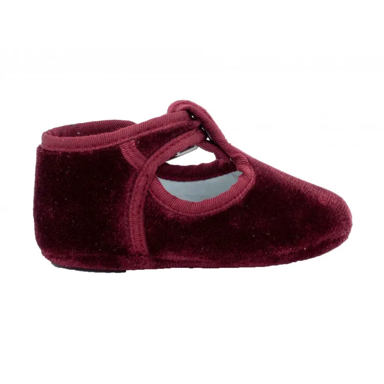 Pepitos bebe terciopelo velcro