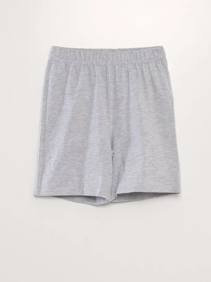 PIJAMA CORTO  'MONSIEUR MADAME'  2 PIEZAS  NARANJA