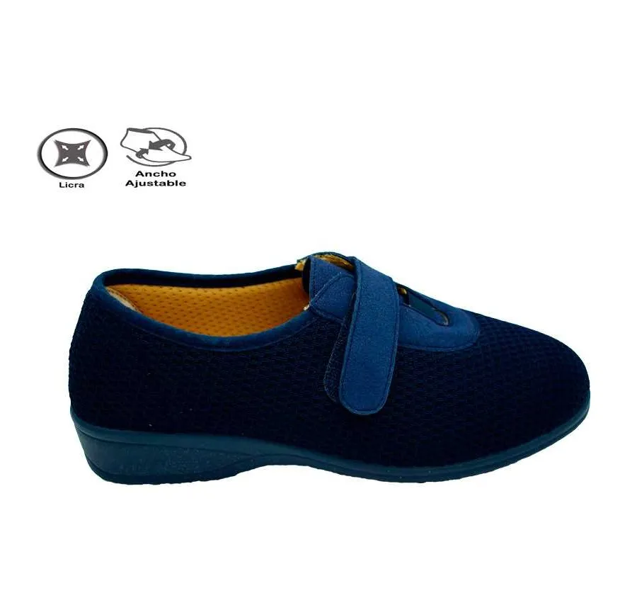 PLAYERA DOCTOR CUTILLAS 700 DE CALLE PARA MUJER VELCRO REJILLA MARINO 26814