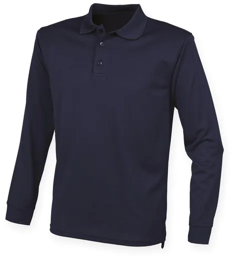 Polo Cool Plus® Manga Larga Unisex