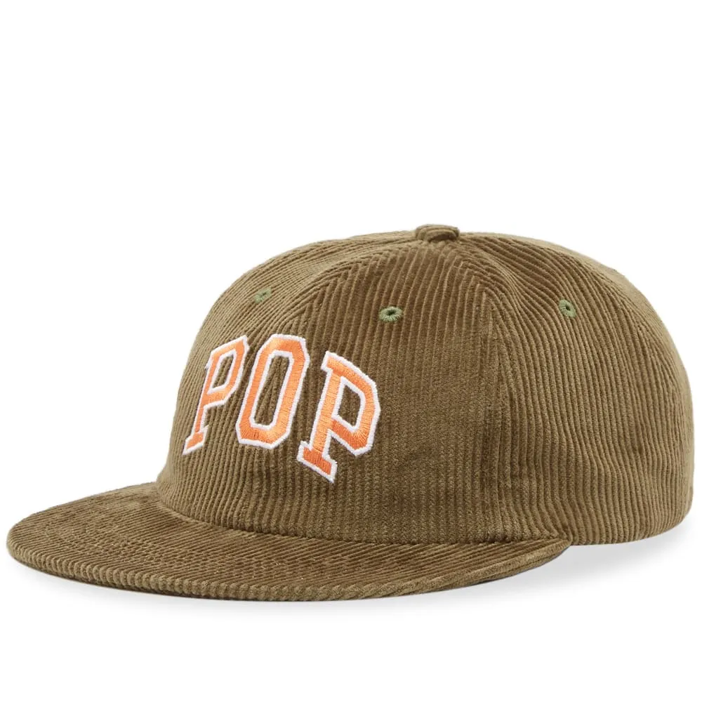Pop Trading Company Cord Arch Logo Cap