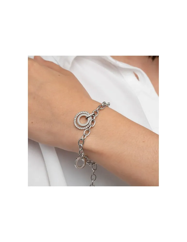 Pulsera Lotus Style Aros Acero LS2090