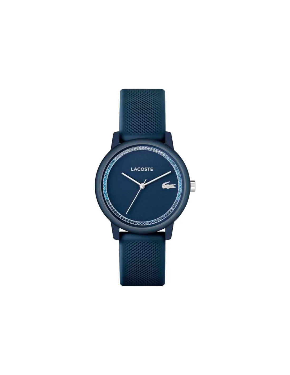 Reloj 3 agujas. Caja de aluminio semi mate azul marino 36mm