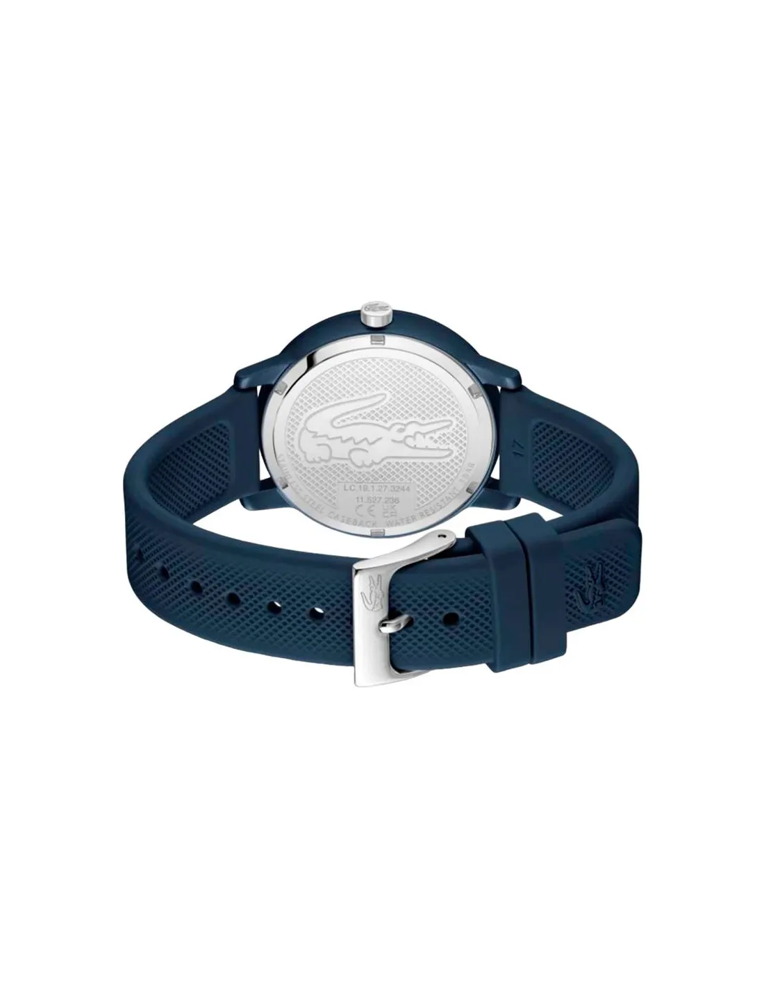 Reloj 3 agujas. Caja de aluminio semi mate azul marino 36mm