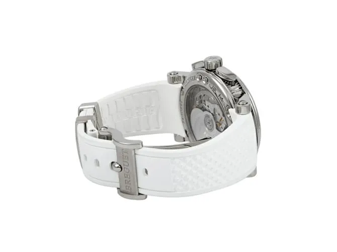 Reloj Breguet Marine 5827BB/12/5ZU con esfera plateada 