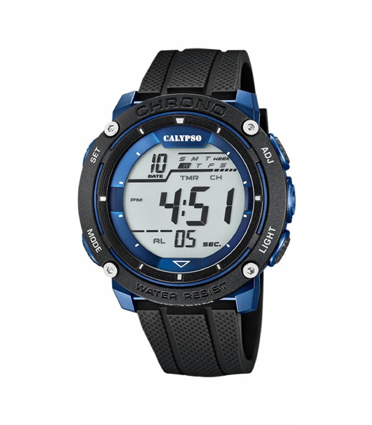 RELOJ CALYPSO DIGITAL HOMBRE NEGRO/AZUL  K5820/2