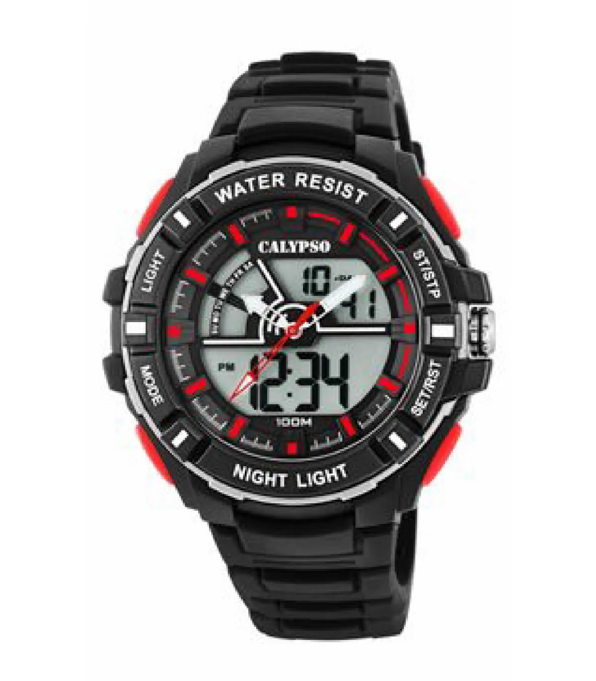 RELOJ CALYPSO STREET STYLE HOMBRE CAUCHO NEGRO  K5769/6