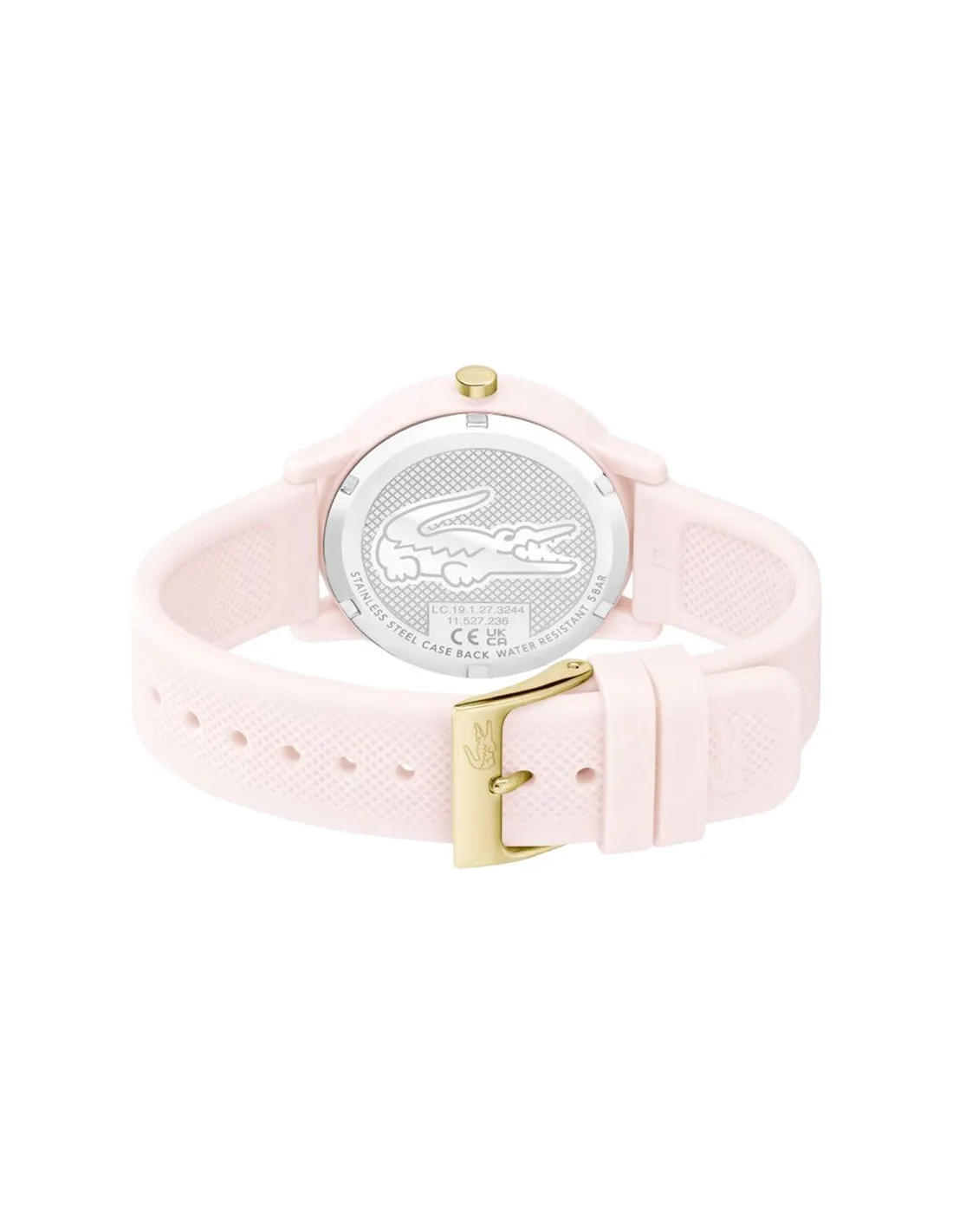 Reloj Lacoste 3 agujas Caja de TR90 blanca de 36mm