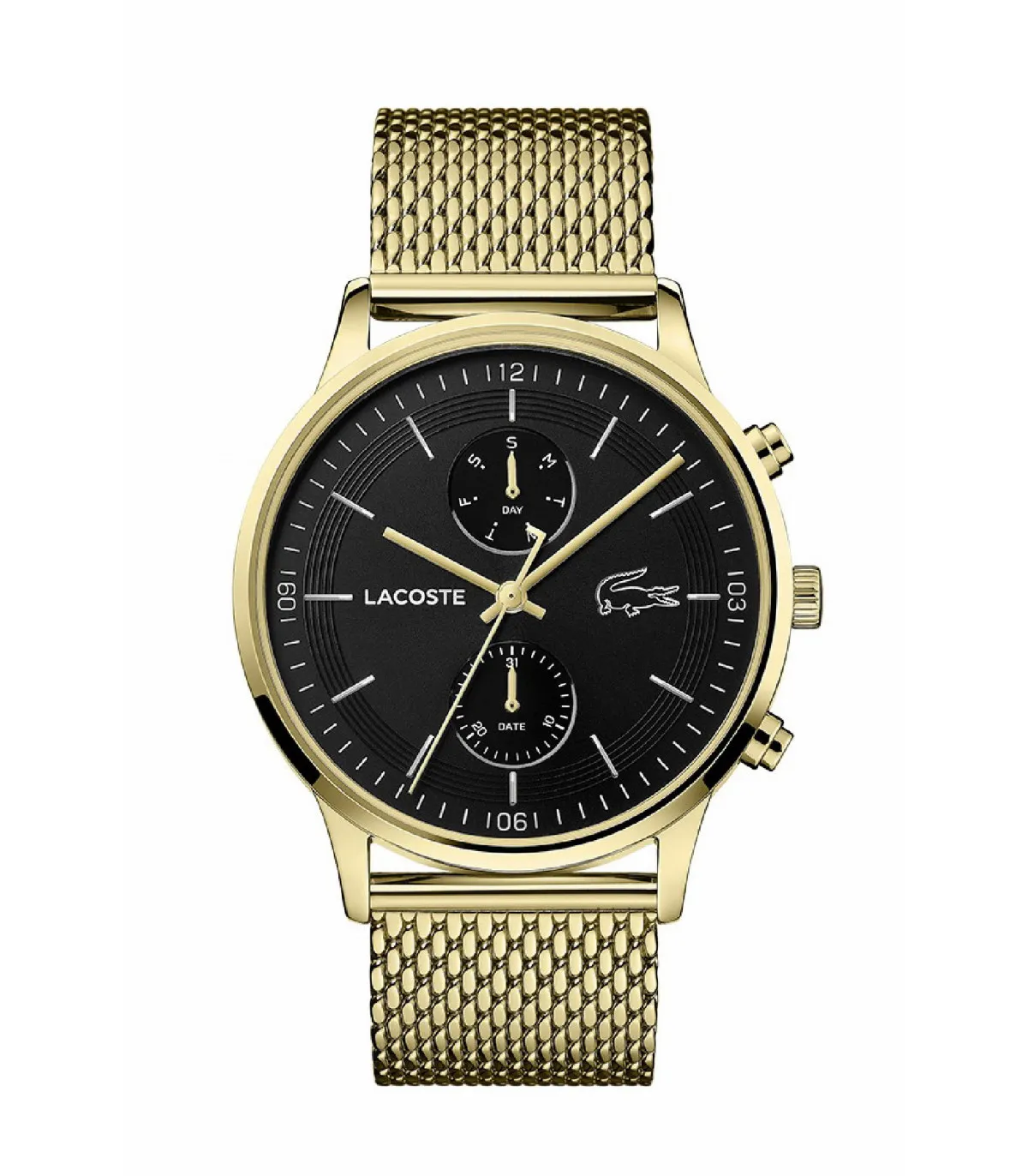 RELOJ LACOSTE MADRID HOMBRE ACERO IP DORADO  2011098