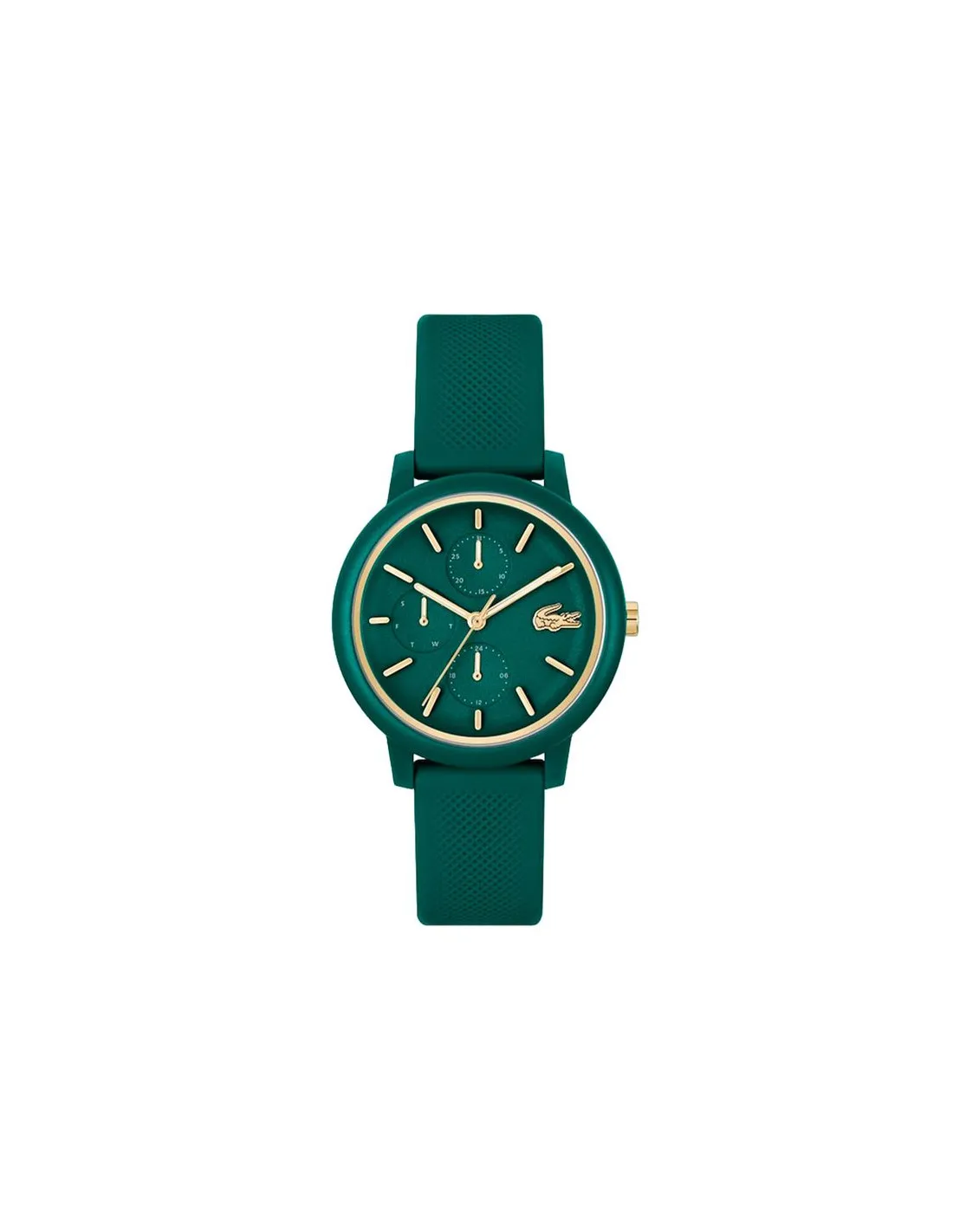 Reloj Lacoste multifunción . Caja TR90 verde 38mm