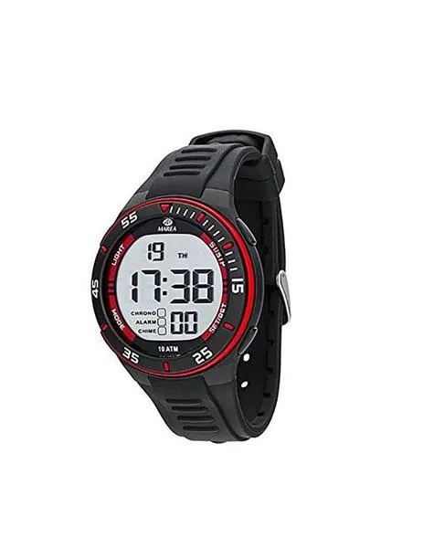 reloj marea sport red black