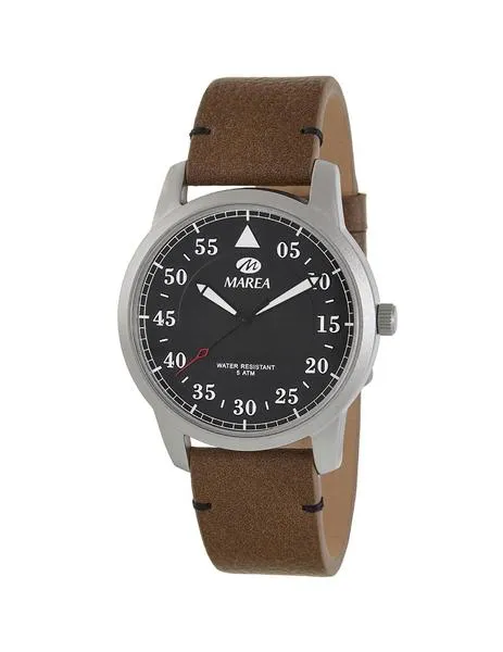 reloj marea trendy aviator camel