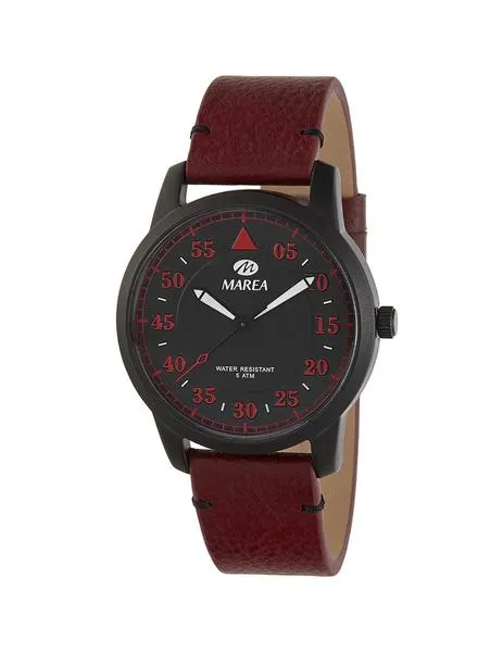 reloj marea trendy aviator red