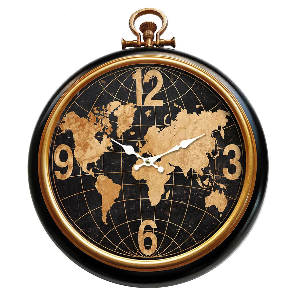 Reloj Pared Mapamundi