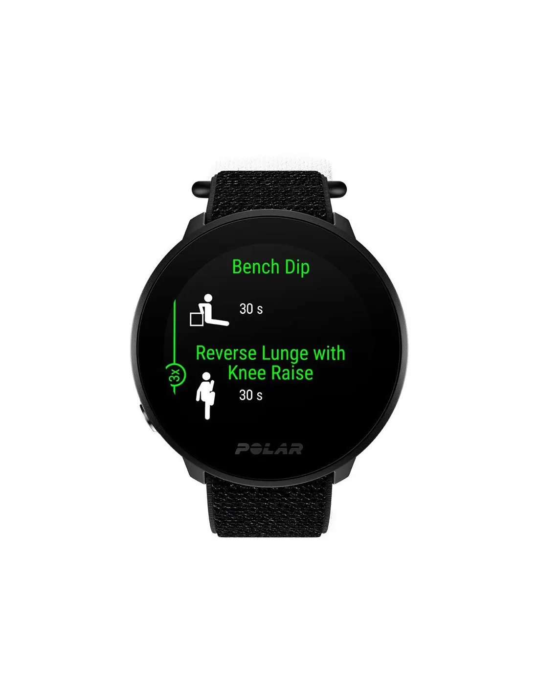 Reloj Polar Unite Negro Hook & Loop