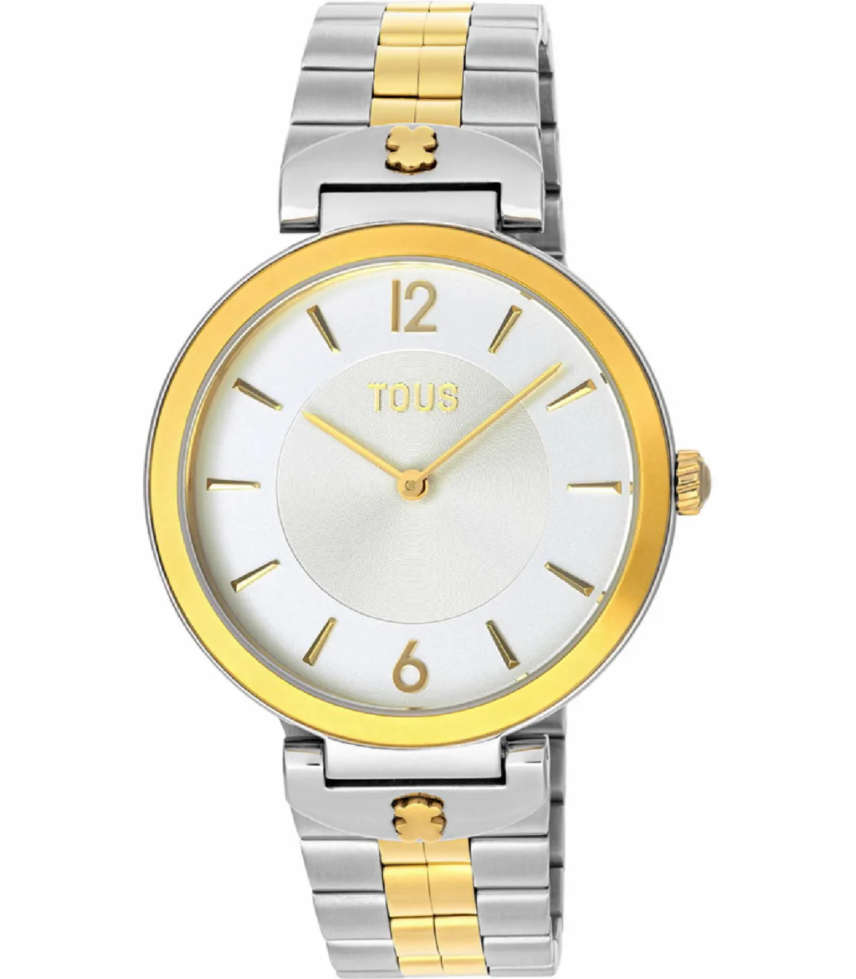 RELOJ TOUS ANALóGICO MUJER SBAND ACERO BICOLOR DORADO  200351070