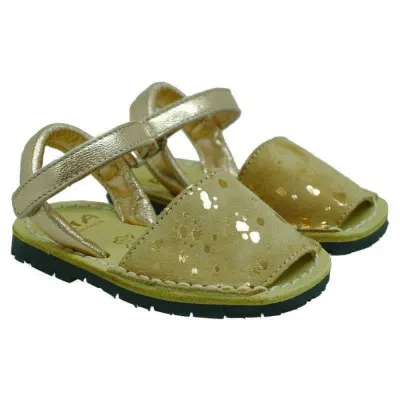 RIAMenorquinas velcro metalizadas Ría 20090
