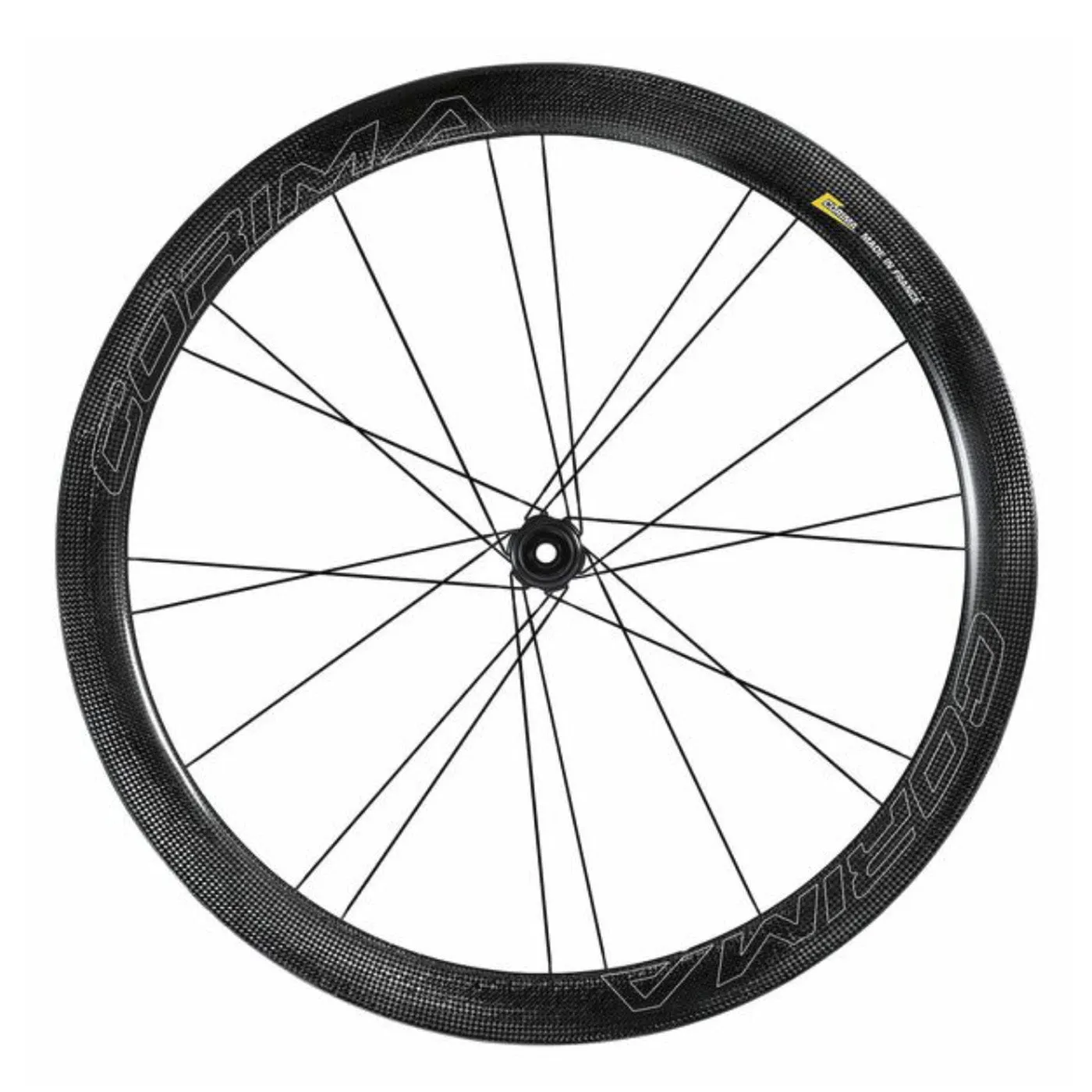 RIN ARMADO TRASERO CORIMA 47MM WS BLACK DX FRENO DISCO THRU AXLE 700C CARBON 20R CLINCHER SRAMXD LOGO OUTLINE (R0203218015)