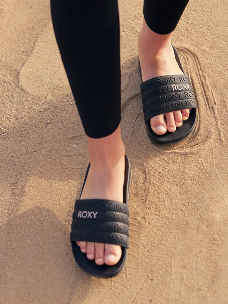 ROXY SLIPPY WP BLACK/M GOLD
