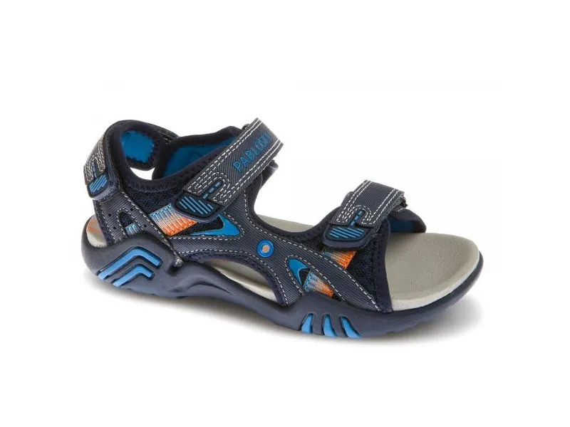SANDALIA CON AJUSTE DE VELCRO 963730 PABLOSKY EN COLOR MARINO