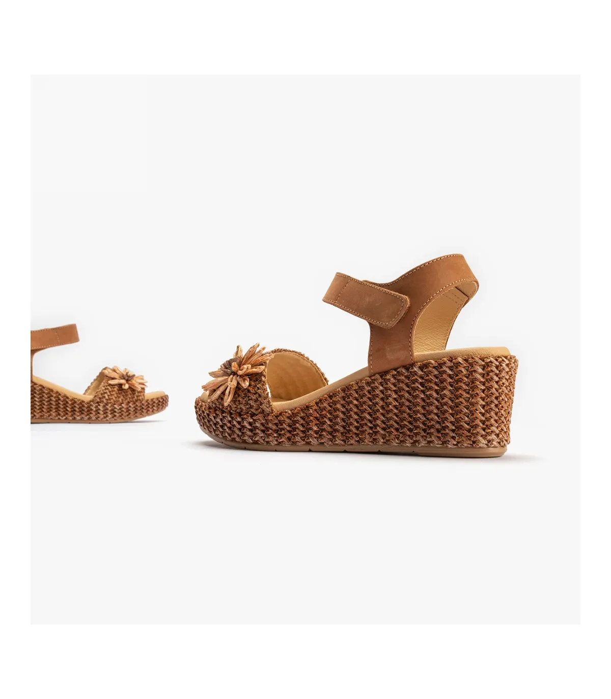 SANDALIAS CASUAL CUÑA MUJER PITILLOS 5503