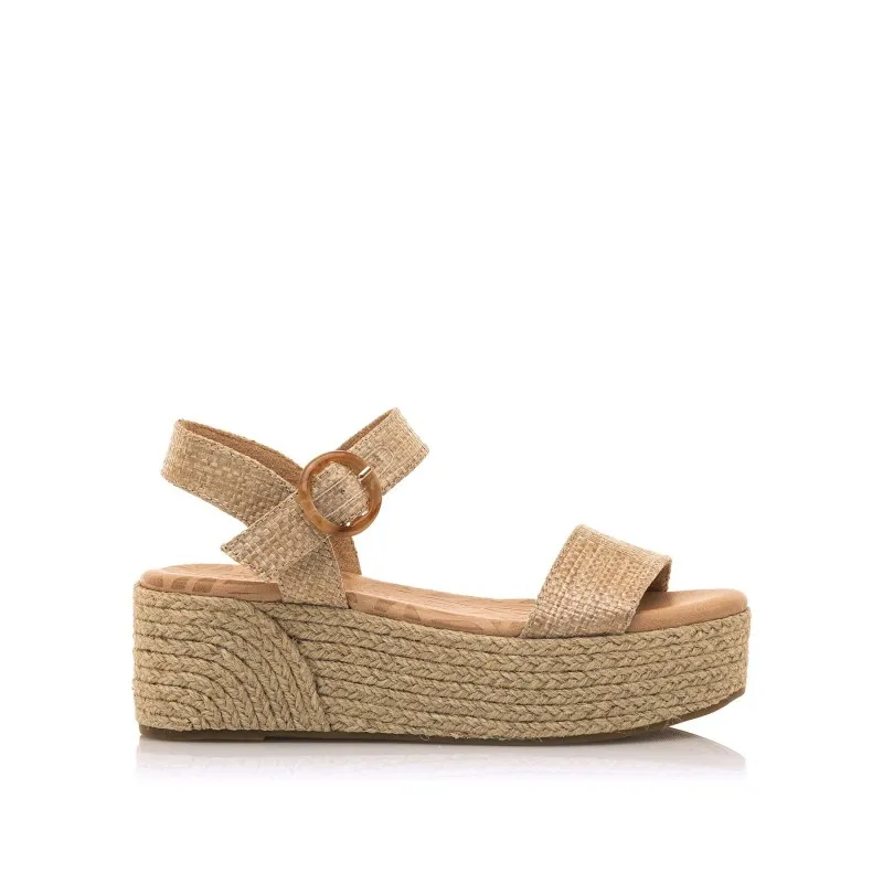 Sandalias Casual de Mujer MTNG AMAD Beige 56646
