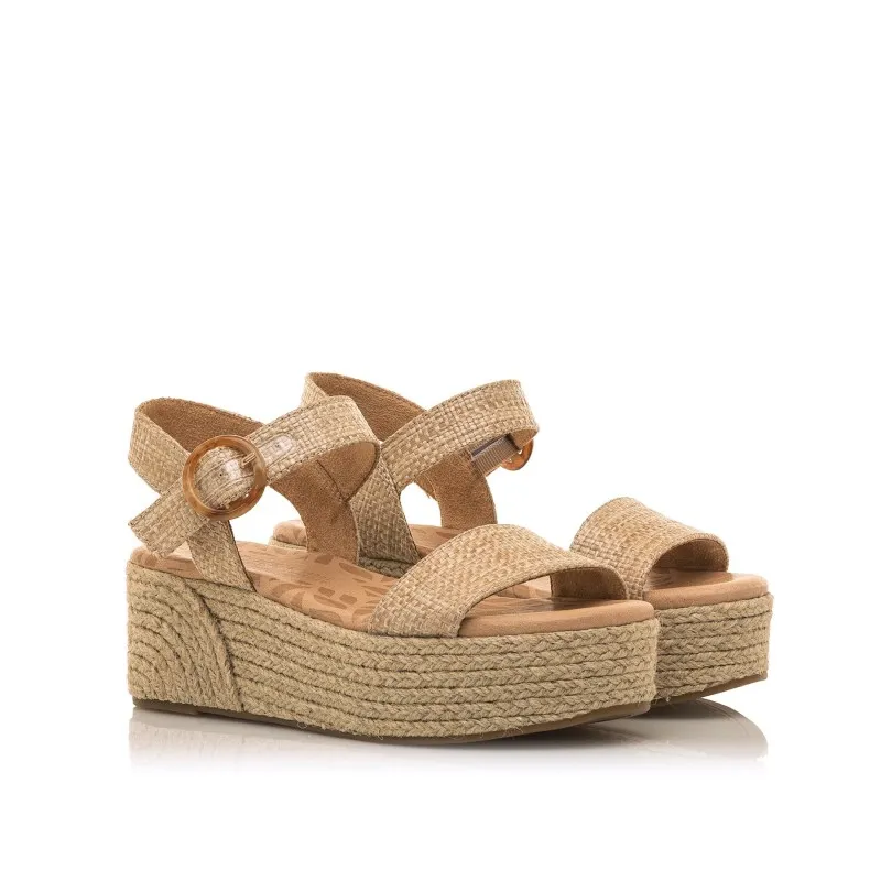 Sandalias Casual de Mujer MTNG AMAD Beige 56646