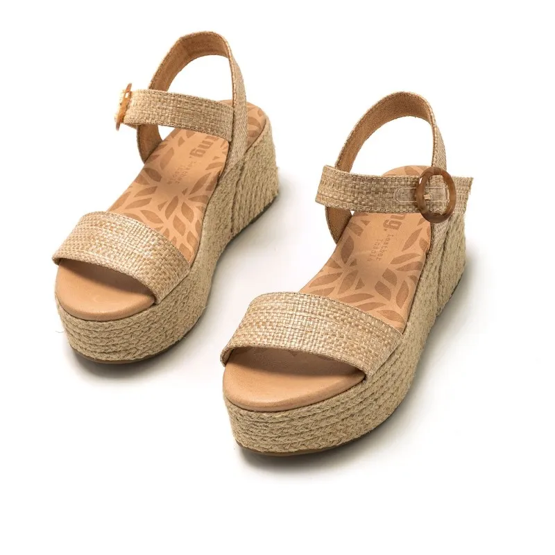 Sandalias Casual de Mujer MTNG AMAD Beige 56646
