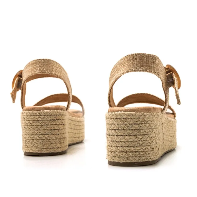 Sandalias Casual de Mujer MTNG AMAD Beige 56646