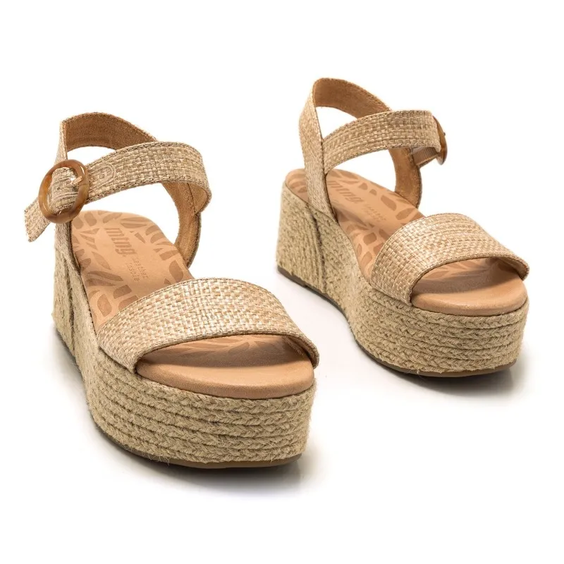 Sandalias Casual de Mujer MTNG AMAD Beige 56646