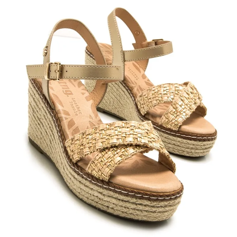 Sandalias Casual de Mujer MTNG CLAIRE Beige 56905